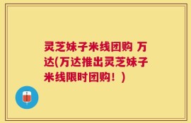 灵芝妹子米线团购 万达(万达推出灵芝妹子米线限时团购！)