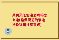 桑黄灵芝能泡酒喝吗怎么泡(桑黄灵芝的酒泡法及饮用注意事项)