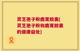 灵芝孢子粉鹿茸胶囊(灵芝孢子粉和鹿茸胶囊的健康益处)