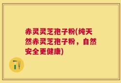 赤灵灵芝孢子粉(纯天然赤灵芝孢子粉，自然安全更健康)