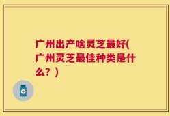 广州出产啥灵芝最好(广州灵芝最佳种类是什么？)