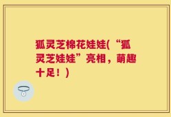 狐灵芝棉花娃娃(“狐灵芝娃娃”亮相，萌趣十足！)