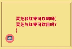 灵芝和红枣可以喝吗(灵芝与红枣可饮用吗？)