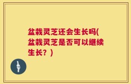 盆栽灵芝还会生长吗(盆栽灵芝是否可以继续生长？)