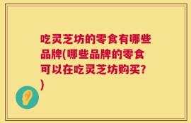 吃灵芝坊的零食有哪些品牌(哪些品牌的零食可以在吃灵芝坊购买？)