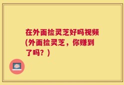 在外面捡灵芝好吗视频(外面捡灵芝，你赚到了吗？)