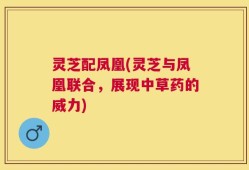 灵芝配凤凰(灵芝与凤凰联合，展现中草药的威力)