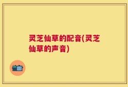 灵芝仙草的配音(灵芝仙草的声音)