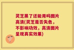 灵芝黑了还能用吗图片高清(灵芝是否失色，不影响功效，高清图片呈现真实效果)