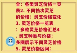 每种灵芝价格表大全图片(1. 灵芝价格大全：各类灵芝价格一览表2. 不同档次灵芝的价格：灵芝价格变化3. 灵芝价格一览表：多款灵芝价格汇总4. 灵芝种类与价格：多图展示不同灵芝价格5. 灵芝价格区间：不同品牌灵芝价格对比)