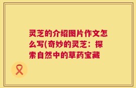 灵芝的介绍图片作文怎么写(奇妙的灵芝：探索自然中的草药宝藏