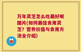 万年灵芝怎么吃最好呢图片(如何最佳食用灵芝？营养价值与食用方法全介绍)