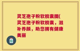 灵芝孢子粉软胶囊图(灵芝孢子粉软胶囊，滋补养颜，助您拥有健康美丽