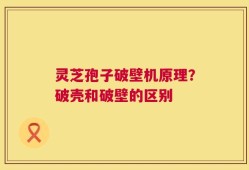 灵芝孢子破壁机原理？破壳和破壁的区别