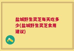 盐城野生灵芝每天吃多少(盐城野生灵芝食用建议)