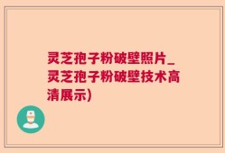 灵芝孢子粉破壁照片_灵芝孢子粉破壁技术高清展示)