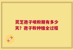 灵芝孢子喷粉期有多少天？孢子粉种植全过程