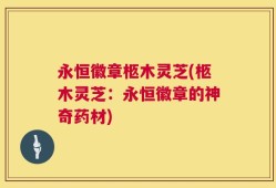 永恒徽章柩木灵芝(柩木灵芝：永恒徽章的神奇药材)