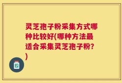 灵芝孢子粉采集方式哪种比较好(哪种方法最适合采集灵芝孢子粉？)