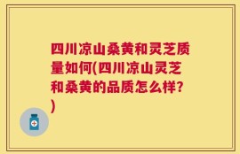 四川凉山桑黄和灵芝质量如何(四川凉山灵芝和桑黄的品质怎么样？)