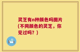 灵芝有n种颜色吗图片(不同颜色的灵芝，你见过吗？)