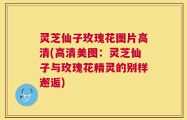 灵芝仙子玫瑰花图片高清(高清美图：灵芝仙子与玫瑰花精灵的别样邂逅)