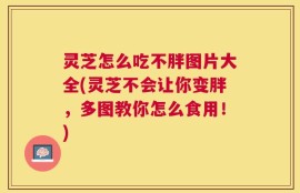 灵芝怎么吃不胖图片大全(灵芝不会让你变胖，多图教你怎么食用！)