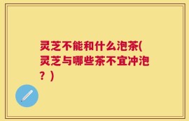 灵芝不能和什么泡茶(灵芝与哪些茶不宜冲泡？)