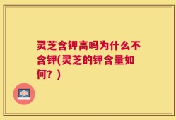 灵芝含钾高吗为什么不含钾(灵芝的钾含量如何？)