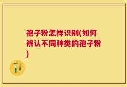 孢子粉怎样识别(如何辨认不同种类的孢子粉)