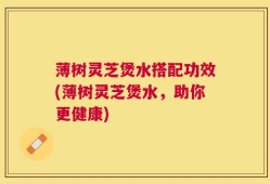 薄树灵芝煲水搭配功效(薄树灵芝煲水，助你更健康)