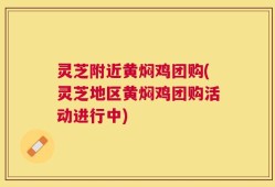 灵芝附近黄焖鸡团购(灵芝地区黄焖鸡团购活动进行中)