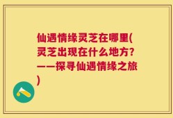 仙遇情缘灵芝在哪里(灵芝出现在什么地方？——探寻仙遇情缘之旅)