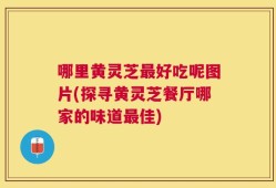 哪里黄灵芝最好吃呢图片(探寻黄灵芝餐厅哪家的味道最佳)