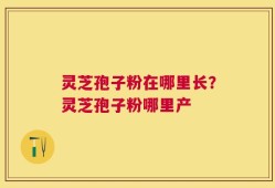 灵芝孢子粉在哪里长？灵芝孢子粉哪里产