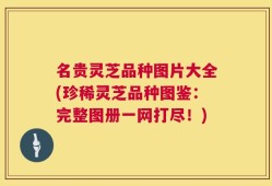 名贵灵芝品种图片大全(珍稀灵芝品种图鉴：完整图册一网打尽！)