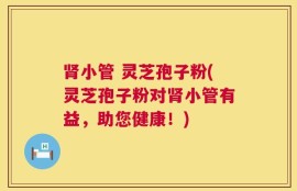 肾小管 灵芝孢子粉(灵芝孢子粉对肾小管有益，助您健康！)