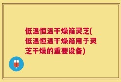 低温恒温干燥箱灵芝(低温恒温干燥箱用于灵芝干燥的重要设备)