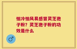 怕冷怕风易感冒灵芝孢子粉？灵芝孢子粉的功效是什么