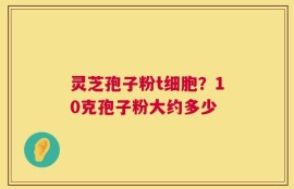 灵芝孢子粉t细胞？10克孢子粉大约多少