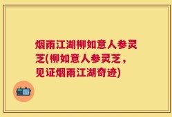 烟雨江湖柳如意人参灵芝(柳如意人参灵芝，见证烟雨江湖奇迹)