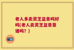 老人多卖灵芝盆景吗好吗(老人卖灵芝盆景靠谱吗？)