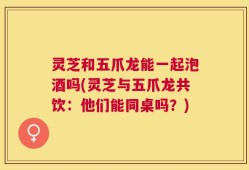 灵芝和五爪龙能一起泡酒吗(灵芝与五爪龙共饮：他们能同桌吗？)