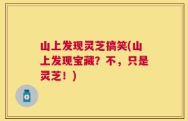 山上发现灵芝搞笑(山上发现宝藏？不，只是灵芝！)
