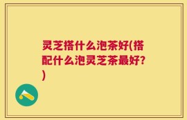 灵芝搭什么泡茶好(搭配什么泡灵芝茶最好？)