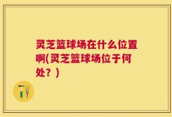 灵芝篮球场在什么位置啊(灵芝篮球场位于何处？)
