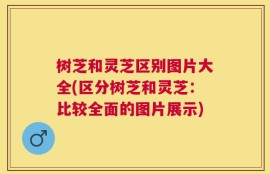 树芝和灵芝区别图片大全(区分树芝和灵芝：比较全面的图片展示)