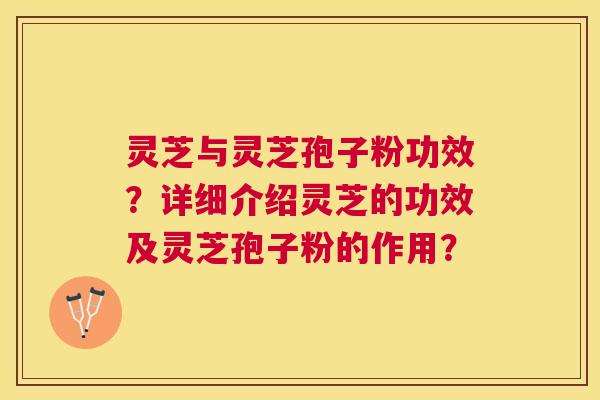 灵芝与灵芝孢子粉功效？详细介绍灵芝的功效及灵芝孢子粉的作用？