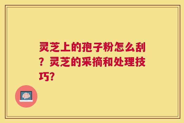 灵芝上的孢子粉怎么刮?灵芝的采摘和处理技巧? 灵芝上的孢子粉怎么刮?灵芝的采摘和处理技巧?