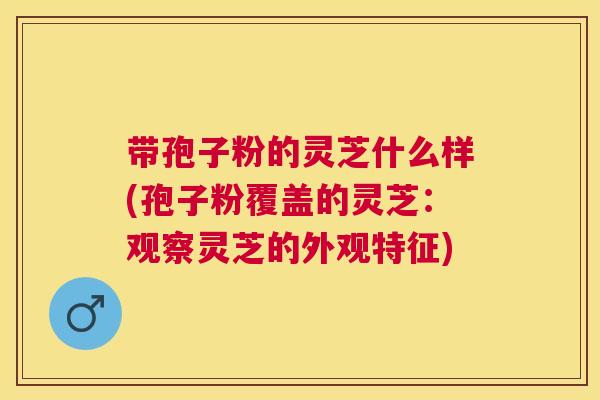 带孢子粉的灵芝什么样(孢子粉覆盖的灵芝:观察灵芝的外观特征) 带孢子粉的灵芝什么样(孢子粉覆盖的灵芝:观察灵芝的外观特征)